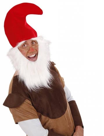 Kaboutermuts met baard en wenkbrauwen kind, Ophalen of Verzenden, Nieuw