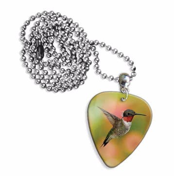 Plectrum ketting of sleutelhanger van een Kolibrie vogel, Verzamelen, Ophalen of Verzenden, Nieuw