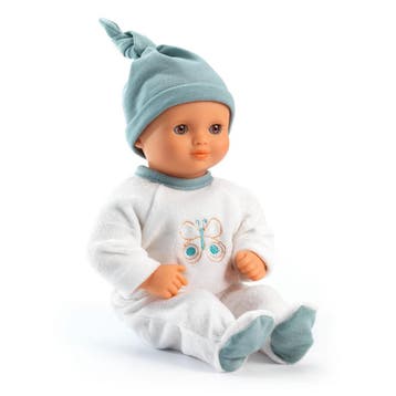 Djeco poppen 32 cm Neige - zachte b van €39,99 voor €39,90, Ophalen of Verzenden, Nieuw