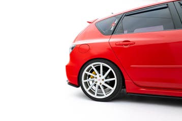 Maxton Street Pro Rear Side Splitters Mazda 3 MPS Mk1, Verzenden