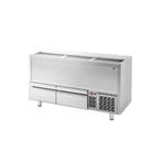 GGM Gastro | Flessenkoeler bovenlader - RVS - 445L - met 2 |, Verzenden, Nieuw in verpakking, Ovens, Magnetrons en Steamers