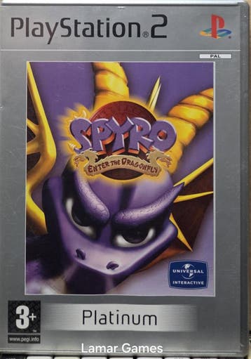 Spyro Enter the Dragonfly platinum (ps2 used game), Ophalen of Verzenden, Zo goed als nieuw