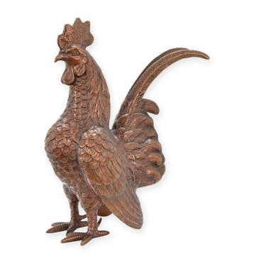 BRONZEN BEELD VAN EEN HAAN (Beeldjes - Decoratie, Interieur), Verzenden, Nieuw
