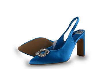 Sacha Slingbacks in maat 40 Blauw, Zo goed als nieuw, Sacha, Verzenden, Blauw