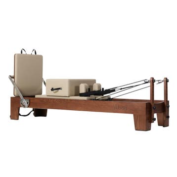Pilates Reformer Studio | Wood Reformer Walnoothout, Verzenden, Nieuw, Yoga-accessoire