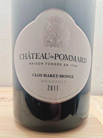 2011 Chateau de Pommard Clos Marey Monge - Bourgogne - 1, Nieuw