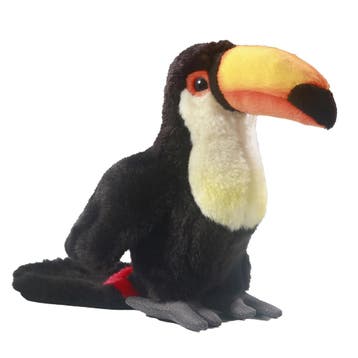 Carl Dick toekan knuffel - pluche - 18 cm - tropische vogel, Verzenden, Nieuw