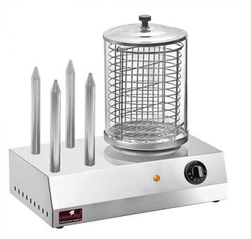 Worstenwarmer 800W| RVS | 42x27x40(H) cm CaterChef, Verzenden, Nieuw in verpakking
