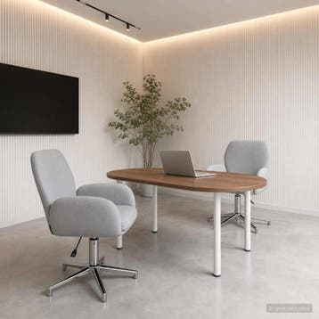 vidaXL Draaiende Bureaustoelen 2 st 54 x 58 x 90 cm, Verzenden, Nieuw