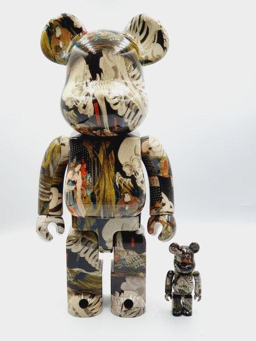 Utagawa Kuniyoshi x Medicom Toy Be@rbrick - Toshusai Sharaku, Antiek en Kunst, Kunst | Designobjecten