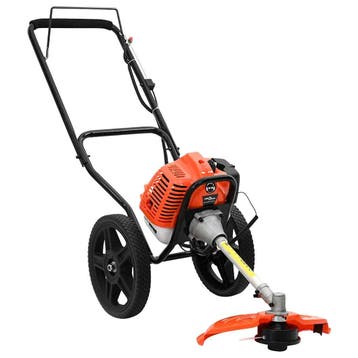 vidaXL Bosmaaier met wielen 52 cc 1,45 kW oranje, Verzenden, Nieuw