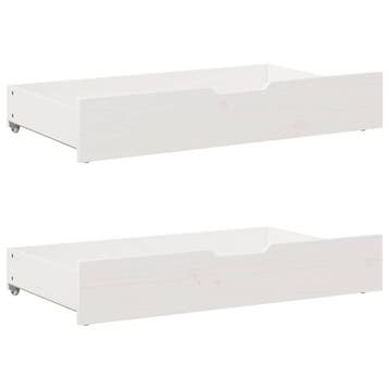 Bedlades 90x55cm wit | Retourdeal 31% Korting, 90 cm, Eenpersoons, Wit, Ophalen of Verzenden