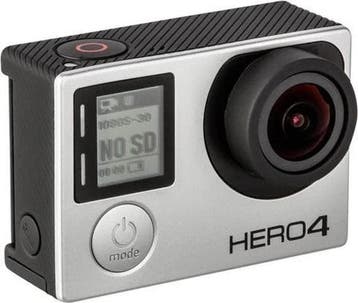 GoPro Hero4 Black Actioncam Zwart - Gebruikt Outlet Default, Ophalen of Verzenden, Nieuw