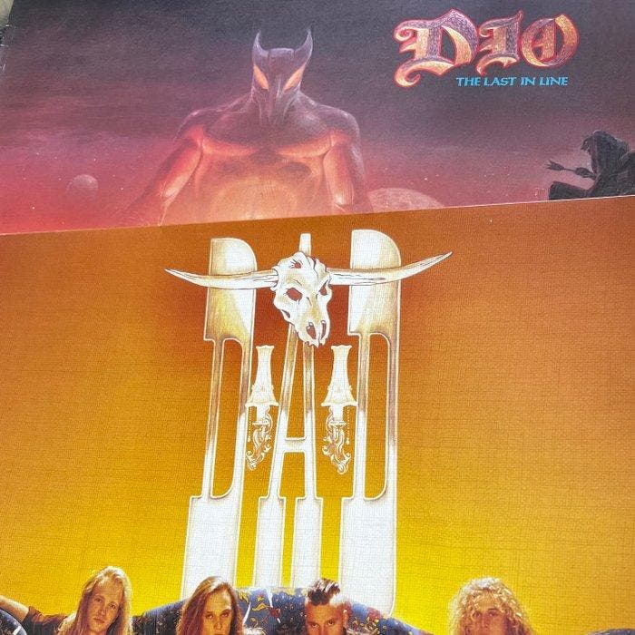 D.A.D. - DIO - 2 Albums - Riskin It All – The Last In Line, Cd's en Dvd's, Vinyl Singles