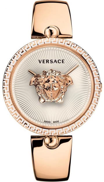 Versace VCO110017 Palazzo dames horloge 38 mm, Overige merken, Staal, Verzenden, Polshorloge
