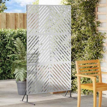 vidaXL Privacyscherm 100 x 50 x 180 cm Gegalvaniseerd staal, Verzenden, Nieuw, IJzer