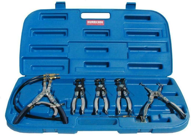 Slangklem tang set 5 dlg, Auto diversen, Autogereedschap, Nieuw, Ophalen of Verzenden