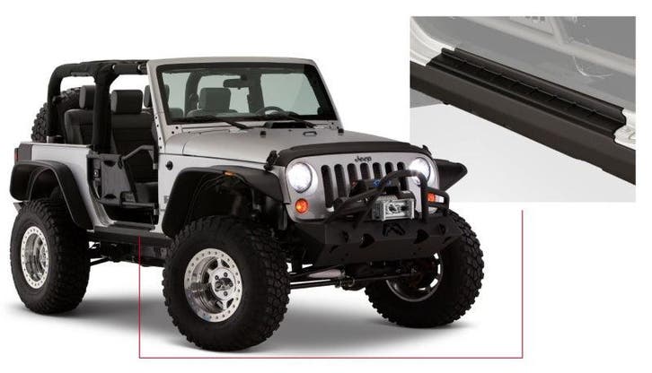 Bushwacker 07-18 Jeep Wrangler Trail Armor Rocker Panel and, Computers en Software, Apple iPads, Ophalen of Verzenden