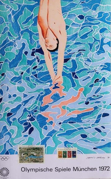 David Hockney (1937) - Olympische Spiele München 1972 -