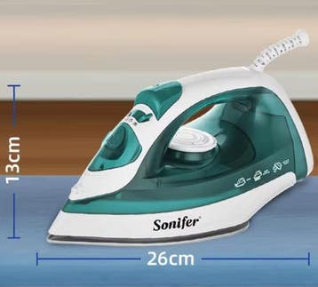Mini Stoomstrijkijzer Draagbaar Keramisch 1600W, Witgoed en Apparatuur, Strijkijzers en Strijkplanken, Verzenden, Nieuw