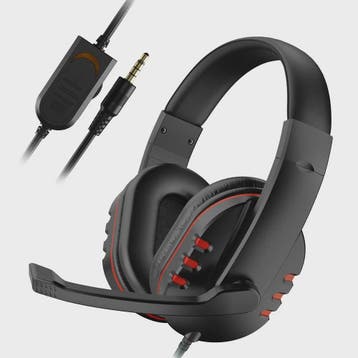 Gaming Headset met Microfoon - Bedrade Oordopjes voor PS4, P, Computers en Software, Verzenden, Nieuw