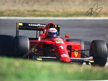 Ferrari - Alain Prost - 1990 - Foto, Nieuw