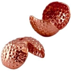 1 x DQ metalen eindkap voor Ibiza lint ca. 12 mm – rosé g, Ophalen of Verzenden, Nieuw, Draad