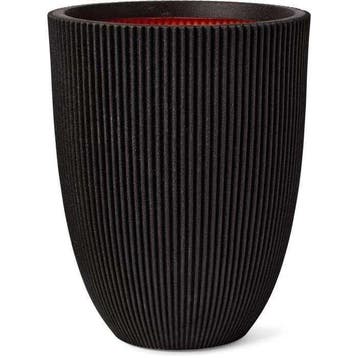 Elegante lage vaas - CAPI EUROPE - GROOVE NL - 34 x 46 cm..., Tuin en Terras, Verzenden, Nieuw, Overige typen