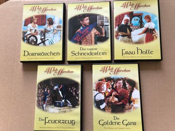 Nostalgie 5 Klassieke Sprookjesverfilmingen Duits - zeldzaam, Cd's en Dvd's, Dvd's | Klassiekers, 1960 tot 1980, Alle leeftijden
