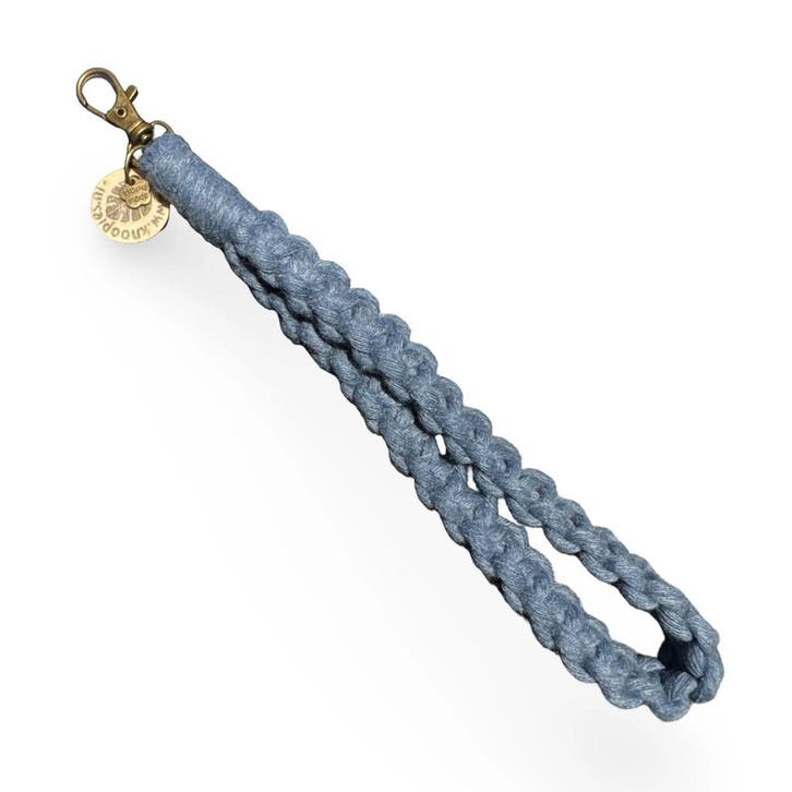 Macramé Pols Keycord - Squared - Katoen - Macramé -, Verzamelen, Sleutelhangers, Nieuw, Overige typen, Ophalen of Verzenden