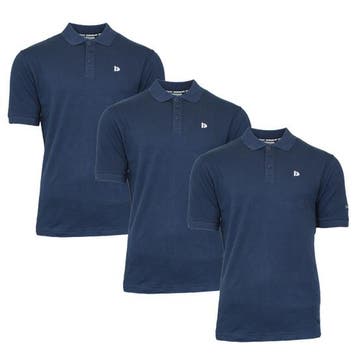 Donnay Donnay Heren - 3-Pack - Polo shirt Noah - Navy, Verzenden, Nieuw