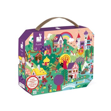 Janod puzzel - zoekpuzzel sprookjes van €20,99 voor €19,90, Ophalen of Verzenden, Nieuw