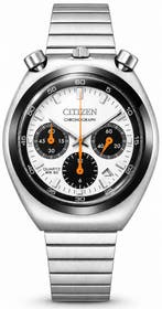 Citizen AN3660-81A Tsuno Bullhead Challenge Timer horloge 38, Staal, Verzenden, Nieuw, Polshorloge