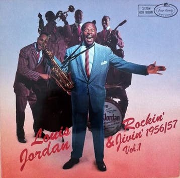 LP gebruikt - Louis Jordan - Rockin &amp; Jivin 1956/57..., Verzenden, Zo goed als nieuw, Overige formaten