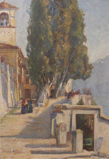 Jacob Wagner (1861-1915) - Am Lago Maggiore
