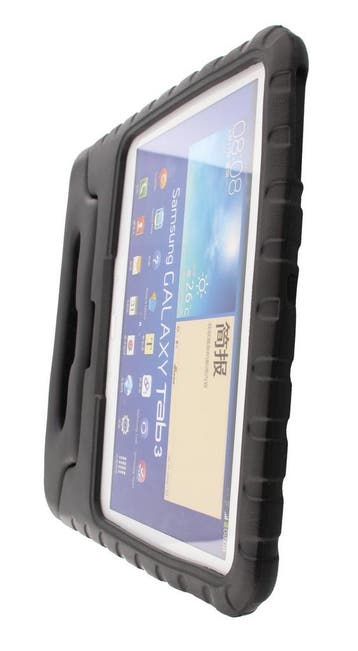 Kinder hoesje Samsung Galaxy Tab 3 10.1/Tab 4 10.1 zwart, Verzenden, Nieuw