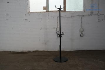 Staande kapstok zwart 186 cm 16 haakjes nette staat, Verzenden, Gebruikt