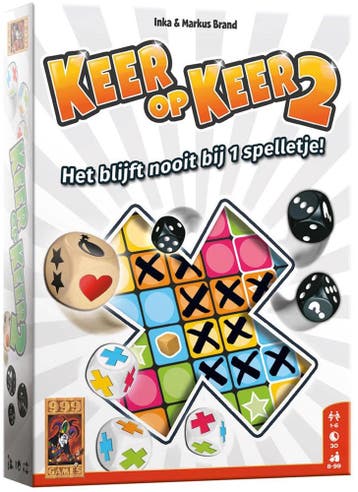 Keer op Keer 2 - Dobbelspel | 999 Games - Dobbelspellen, Verzenden, Nieuw