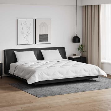 vidaXL Winter Dekbed met kussen 3 pcs Wit Microvezel, Verzenden, Nieuw, Wit