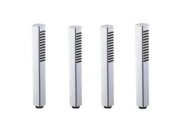 Veiling - 4x Alterna staafhanddouche vierkant chroom, Doe-het-zelf en Verbouw, Sanitair, Nieuw