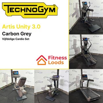 Technogym - Artis Unity 3.0 - Vijfdelige Cardio Set - Carbon, Ophalen of Verzenden, Nieuw, Overige typen