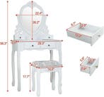 Make-up Tafel MDF Grenen | Premium | OP=OP, Huis en Inrichting, Ophalen of Verzenden, Nieuw, Klassiek