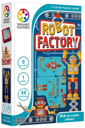 Smart Games Robot Factory schuifpuz van €17,99 voor €12,59, Ophalen of Verzenden, Nieuw