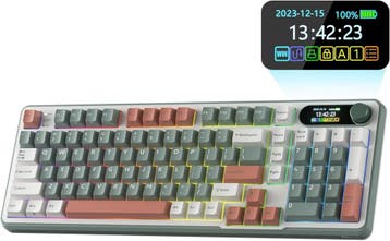 Mechanisch Toetsenbord 96% - RGB | Tweedekansje | OP=OP, Gaming toetsenbord, Ophalen of Verzenden, Draadloos, Qwerty