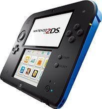 Nintendo 2DS zwartblauw [incl. 4GB geheugenkaart], Verzenden, Gebruikt, Blauw