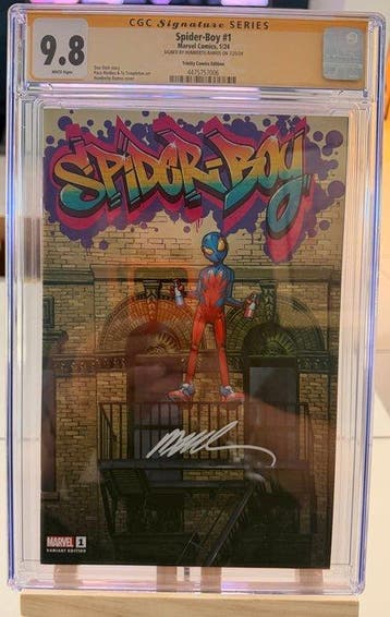 spider-boy 1 - Spider-Boy #1 - 1 Signed graded comic,, Nieuw
