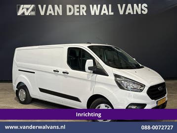 Ford Transit Custom | 2.0 TDCI 130pk L2H1 inrichting Euro6, Gebruikt, Euro 6, Wit, Dealer onderhouden