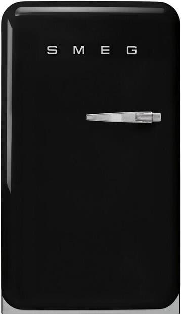 €1099 Smeg FAB10HLBL5 koelkast Vrijstaand 135 l E Zwart, Witgoed en Apparatuur, Koelkasten en IJskasten, Ophalen of Verzenden