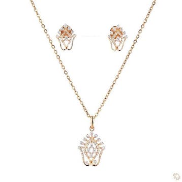 Parure - 18 karaat Geel goud - 0.44ct. tw. - Diamant