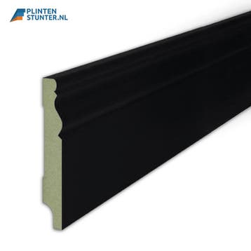 Zwarte MDF Plinten RAL 9005 – Klassiek Profiel, Verzenden, Nieuw